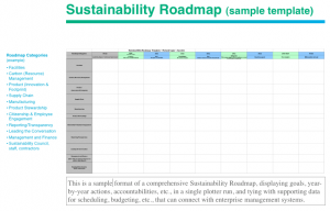 Sustainability Roadmap template